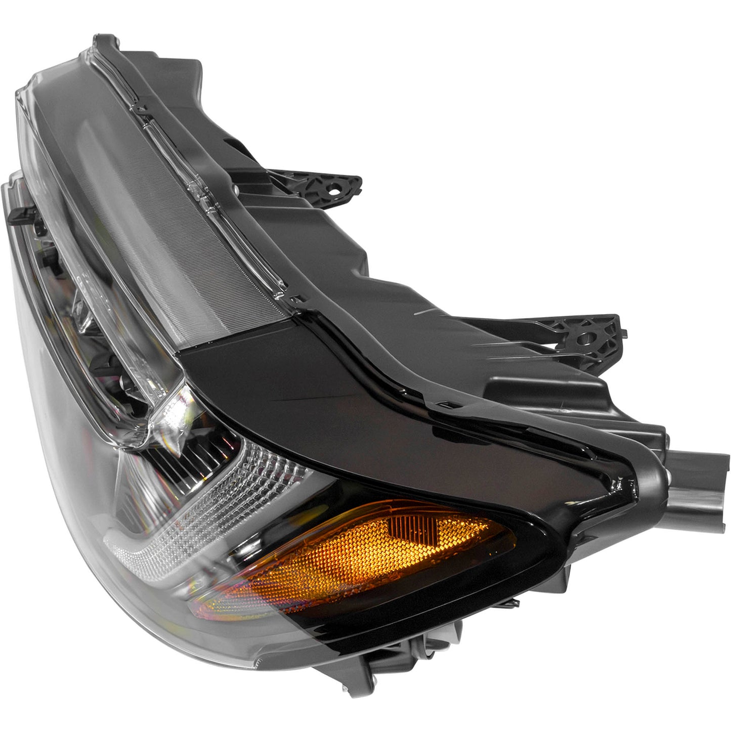 LED Combination Headlight Assembly With 5 Pin Connector Driver Side Left For 2021-2025 Honda Ridgeline EX-L/RTL/Sport Without Automatic High Beams
