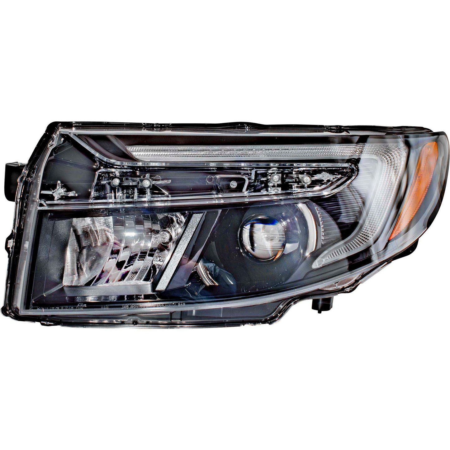 LED Combination Headlight Assembly Driver Side Left For 2021-2025 Honda Ridgeline Black Edition/RTL-E/Touring With 7 Pin Connector 2022-2025 Honda Passport With 7 Pin Connector