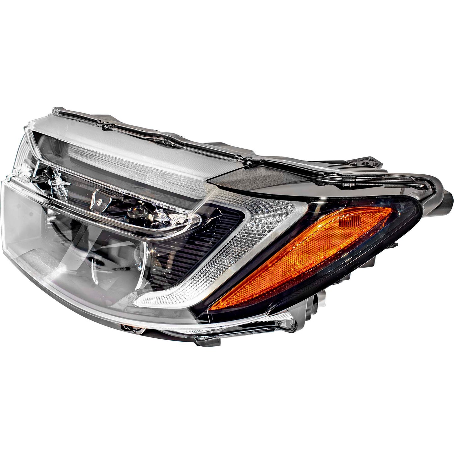 LED Combination Headlight Assembly Driver Side Left For 2021-2025 Honda Ridgeline Black Edition/RTL-E/Touring With 7 Pin Connector 2022-2025 Honda Passport With 7 Pin Connector