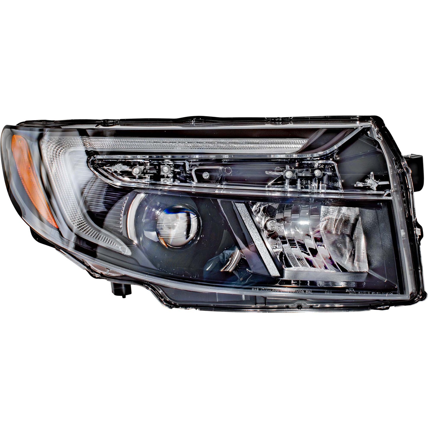 LED Combination Headlight Assembly Passenger Side Right For 2021-2025 Honda Ridgeline Black Edition/RTL-E/Touring With 7 Pin Connector 2022-2025 Honda Passport With 7 Pin Connector