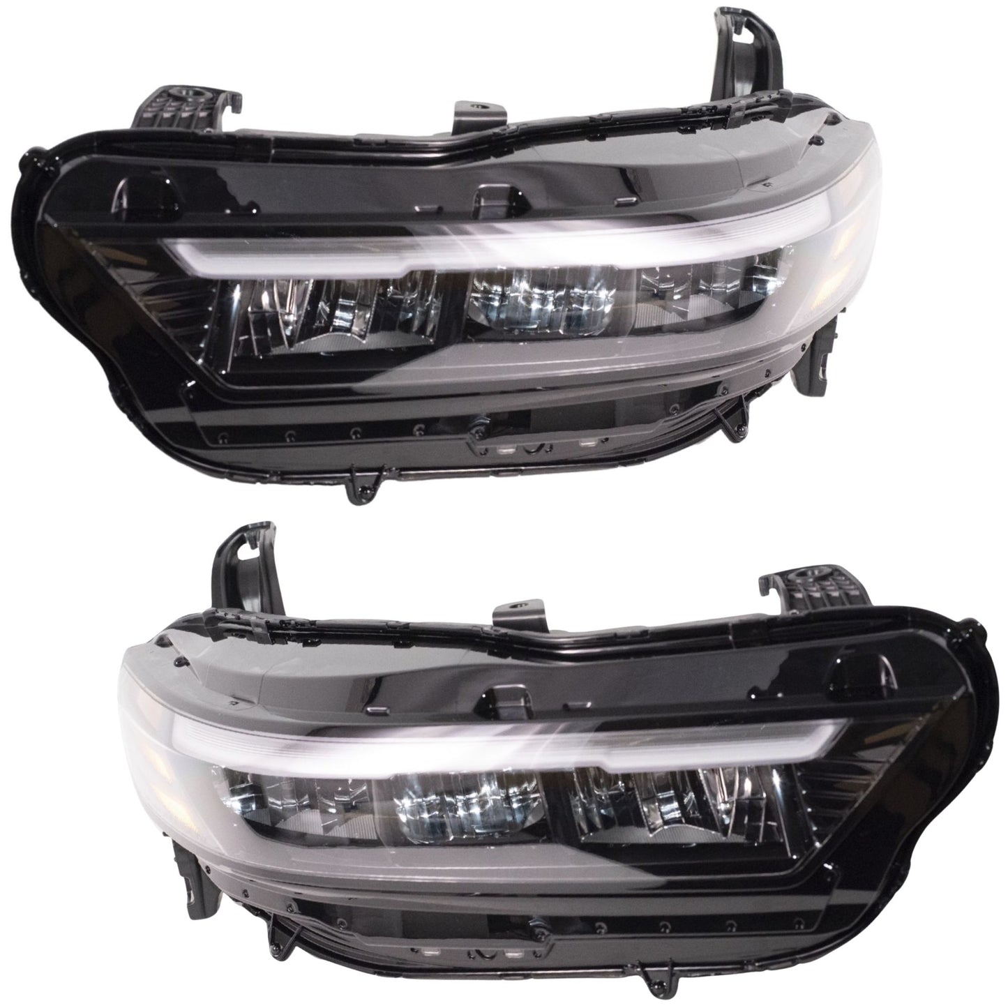LED Combination Headlight Assembly 2 Piece Set Driver Side Left Passenger Side Right For 2023-2025 Honda Accord 2023-2025 Honda Accord Hybrid