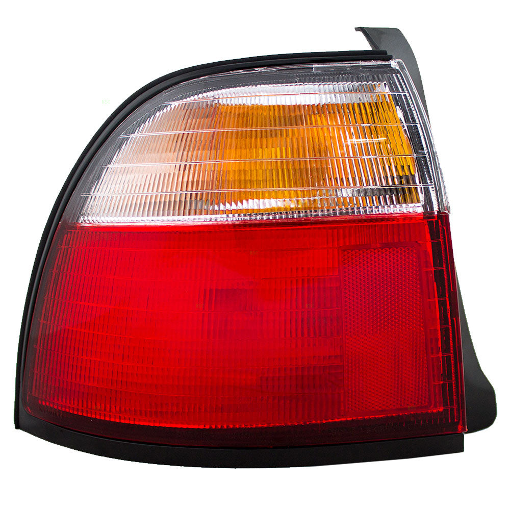 Brock Replacement Drivers Taillight Quarter Panel Mounted Tail Lamp Compatible with 96-97 Accord 33551SV4A03
