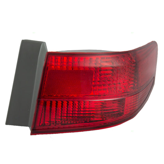Brock Replacement Passengers Taillight Quarter Panel Mounted Tail Lamp Compatible with 05 Accord 33501SDAA11