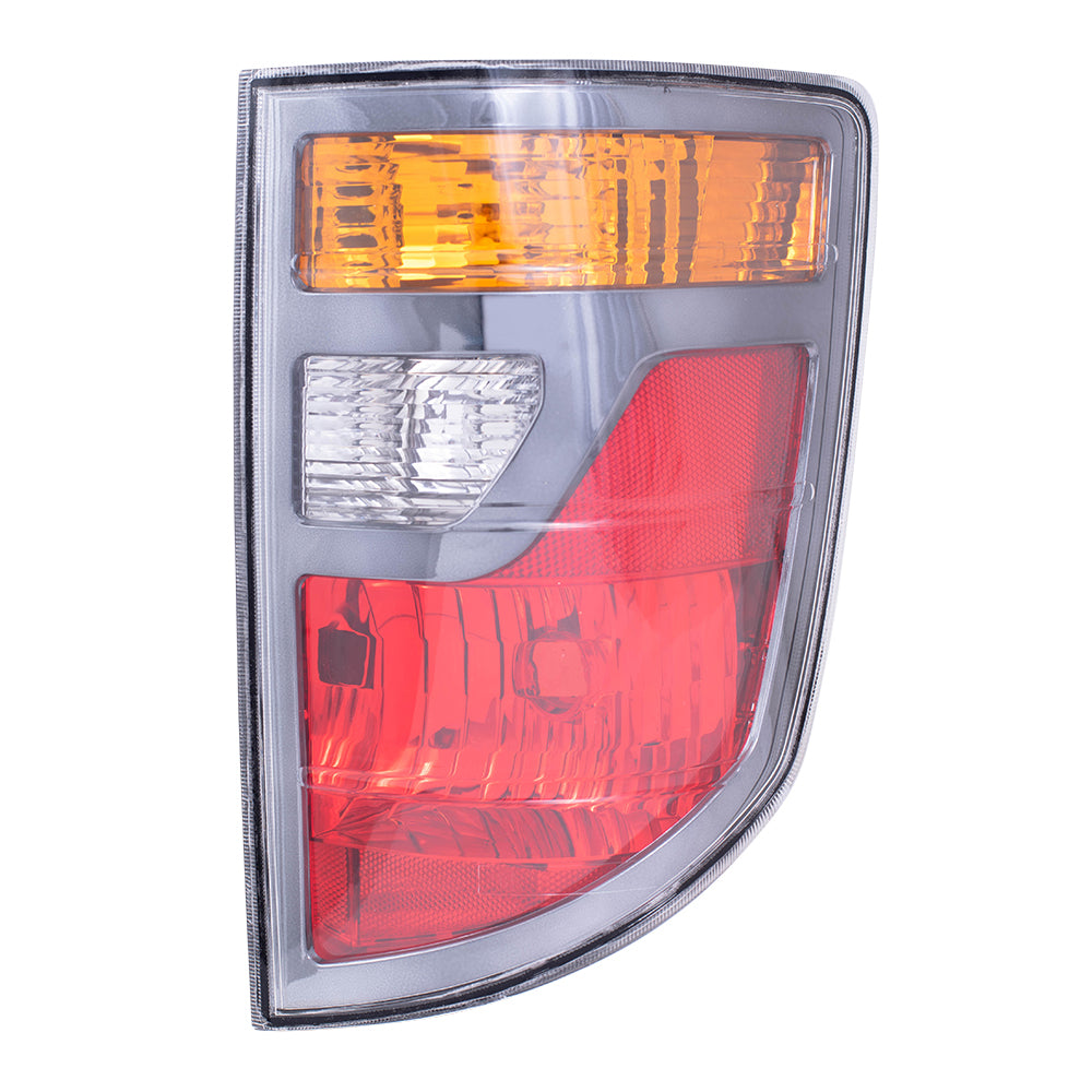 Brock Replacement Driver and Passenger Taillights Tail Lamps Compatible with 06-08 Pickup Truck 33551SJCA01 33501SJCA01