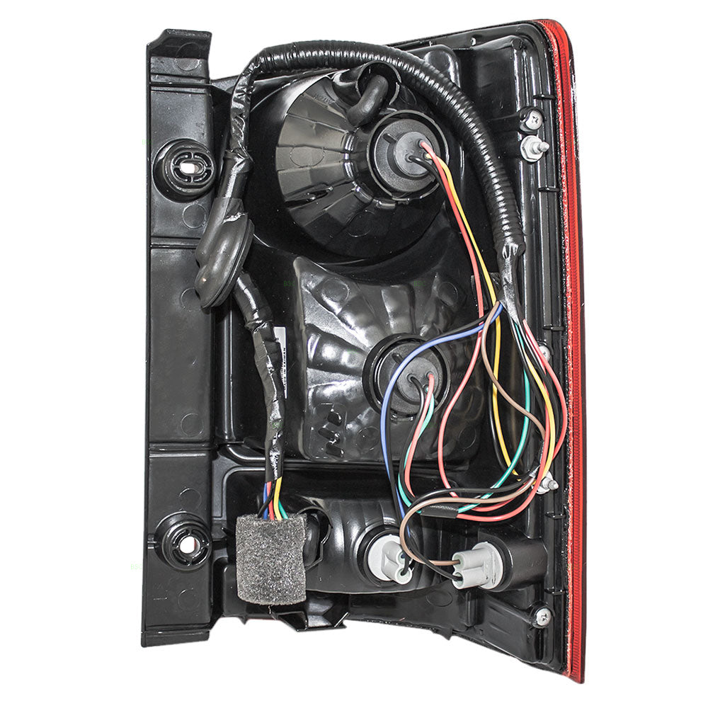 Brock Replacement Drivers Taillight Tail Lamp Compatible with 09-15 Pilot SUV 33550SZAA02