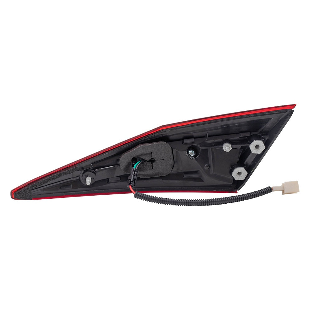 Combination Driver Left Passenger Right Tail Light Assembly Set Body and Lid Mounted 4-piece set for 2016-2021 Honda Civic Sedan