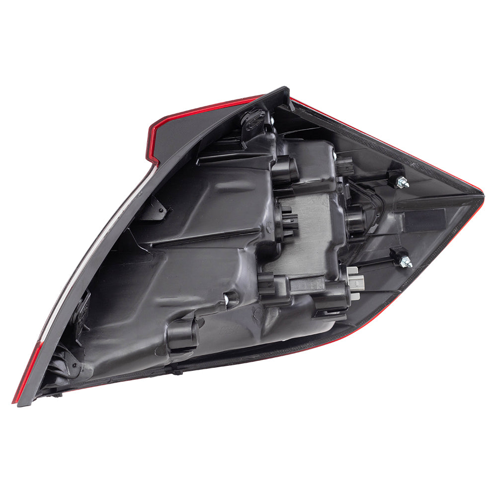 Combination Driver Left Passenger Right Tail Light Assembly Set Body and Lid Mounted 4-piece set for 2016-2021 Honda Civic Sedan