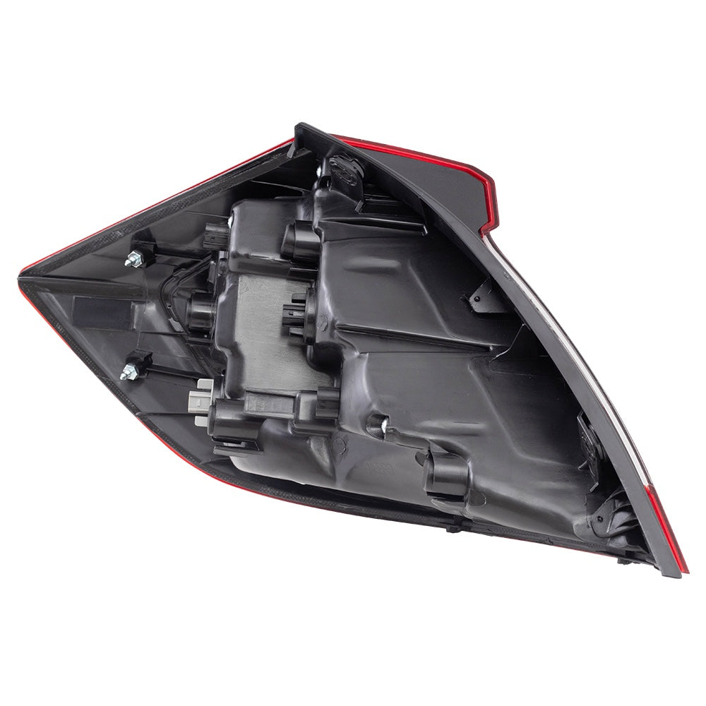 Combination Passenger Right Tail Light Assembly Set Body and Lid Mounted 2 Piece Set for 2016-2021 Honda Civic Sedan