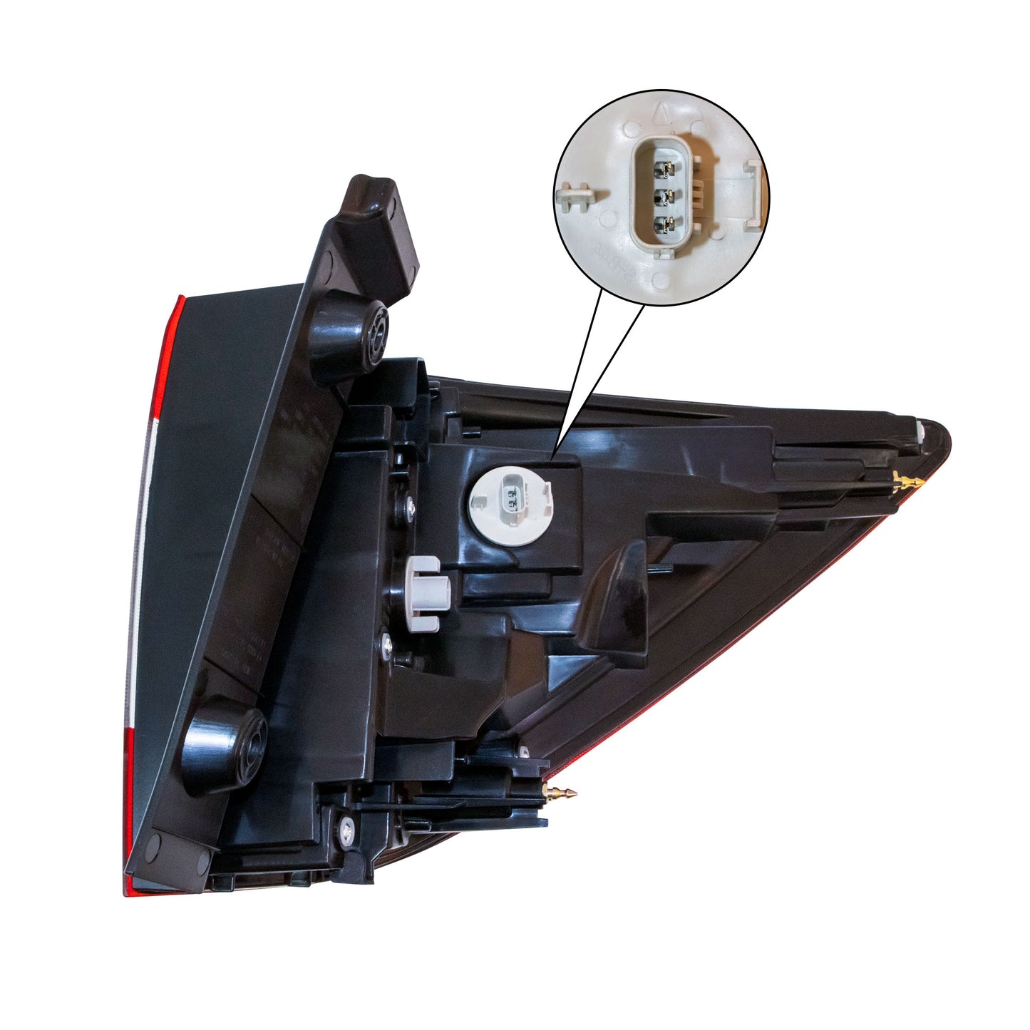 Combination Tail Light Assembly Driver Left for 2019-2022 Honda Pilot Black Edition/Sport/TrailSport 2022-2025 Honda Passport Black Edition/TrailSport