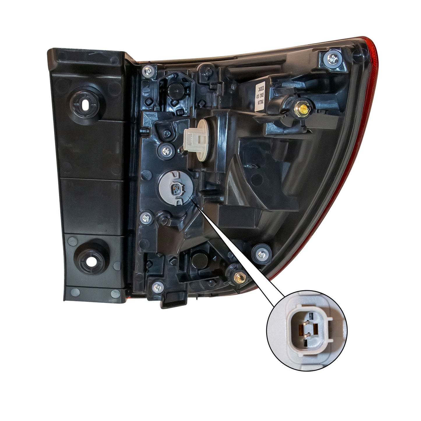 Combination Tail Light Assembly Driver Left for 2019-2022 Honda Pilot Black Edition/Sport/TrailSport 2022-2025 Honda Passport Black Edition/TrailSport