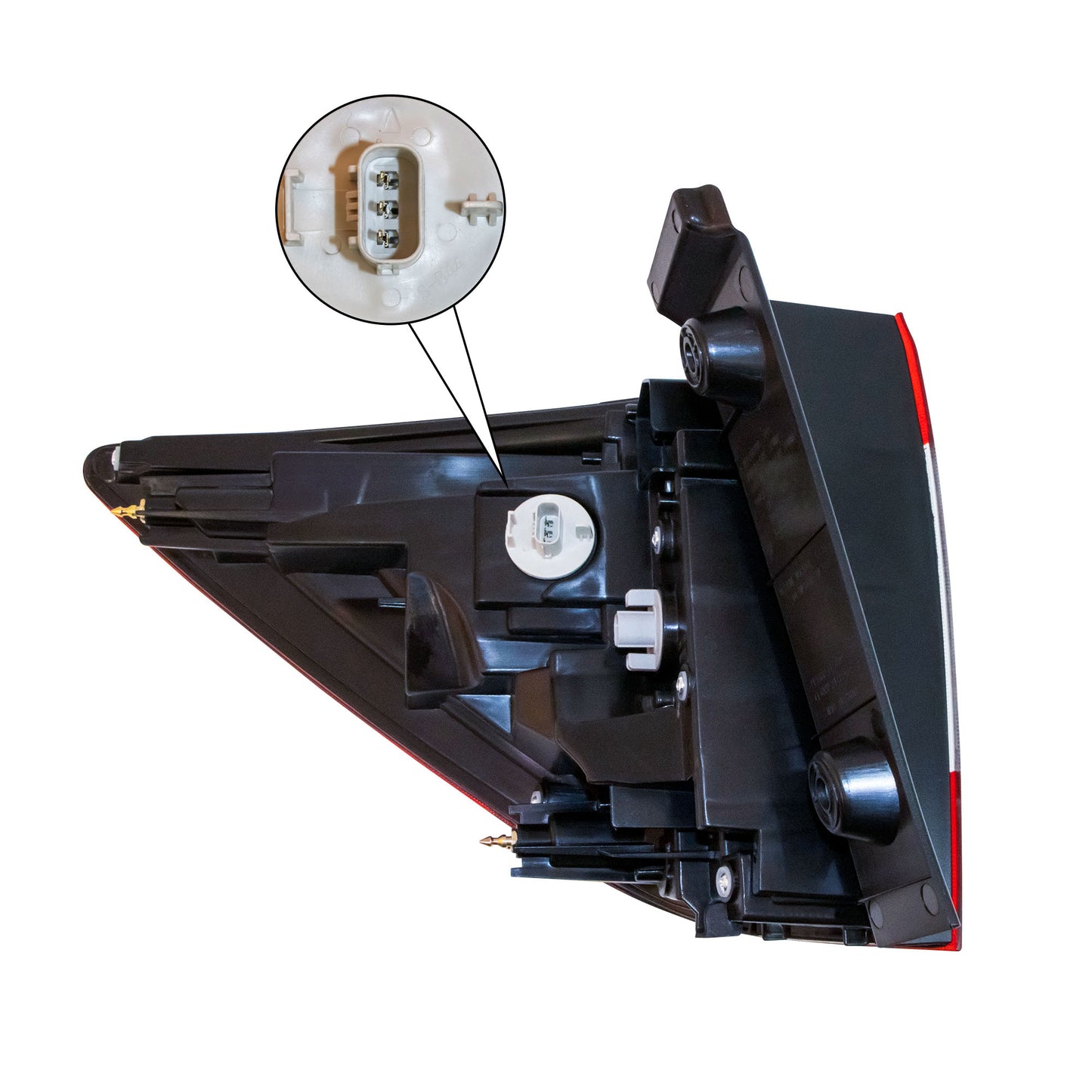 Combination Tail Light Assembly Passenger Right for 2019-2022 Honda Pilot Black Edition/Sport/TrailSport 2022-2025 Honda Passport Black Edition/TrailSport