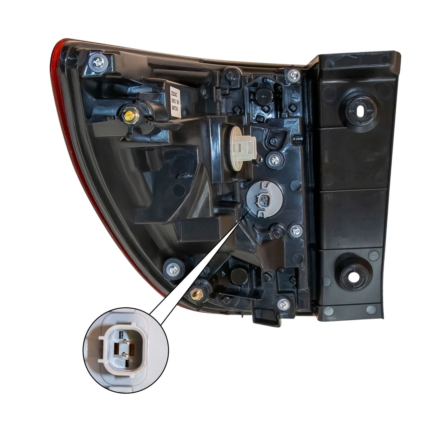 Combination Tail Light Assembly Passenger Right for 2019-2022 Honda Pilot Black Edition/Sport/TrailSport 2022-2025 Honda Passport Black Edition/TrailSport