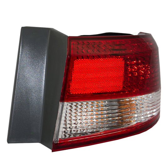 Brock Replacement Passengers Taillight Tail Lamp Compatible with 03-04 Accord 33501-SDA-A01