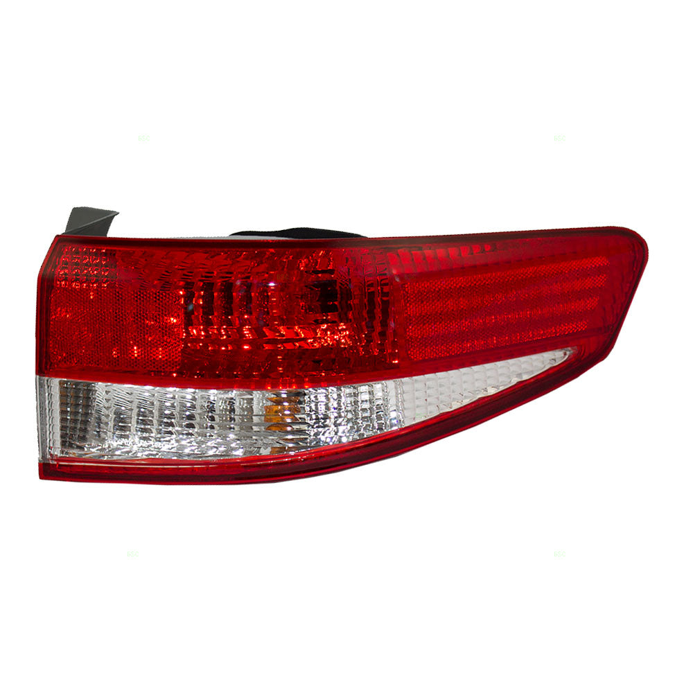 Brock Replacement Passengers Taillight Tail Lamp Compatible with 03-04 Accord 33501-SDA-A01