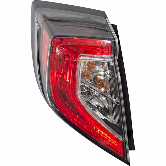 Combination Tail Light Assembly Body Mounted Driver Side Left For 2017-2021 Honda Civic Hatchback 2017-2021 Honda Civic Type R