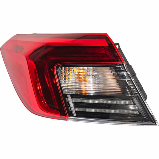 Combination Tail Light Assembly Body Mounted Driver Side Left For 2022-2024 Honda Civic Sedan