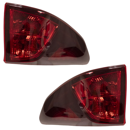 LED Combination Tail Light Assembly With Smoked Lens Body Mounted 2 Piece Set Driver Side Left Passenger Side Right For 2023-2024 Honda Odyssey Sport/Black Edition 2025 Honda Odyssey
