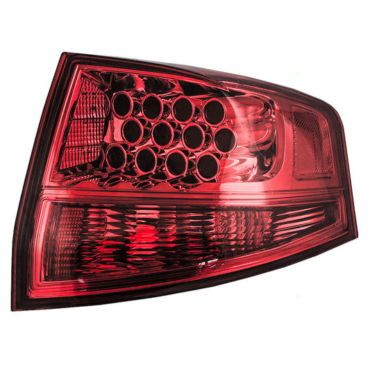 Brock Replacement Passengers Taillight Quarter Panel Mounted Tail Lamp Compatible with 07-09 SUV 33501STXA01