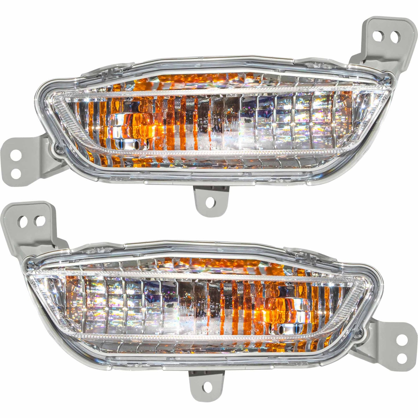 Turn Signal Light Assembly Set Driver Side Left Passenger Side Right for 2021-2025 Honda Ridgeline With Park Lights