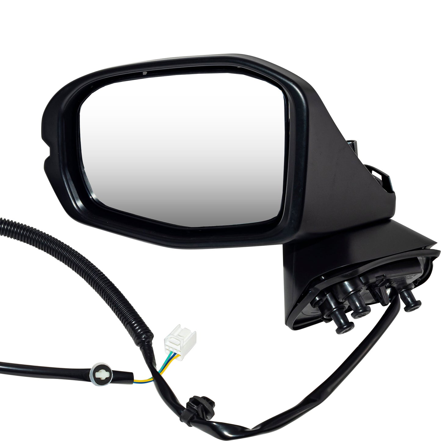 Power Door Mirror Paint To Match Black Left Without Heat-Turn Signal Light-Blind Spot Detection for 2023-2025 Honda HR-V LX