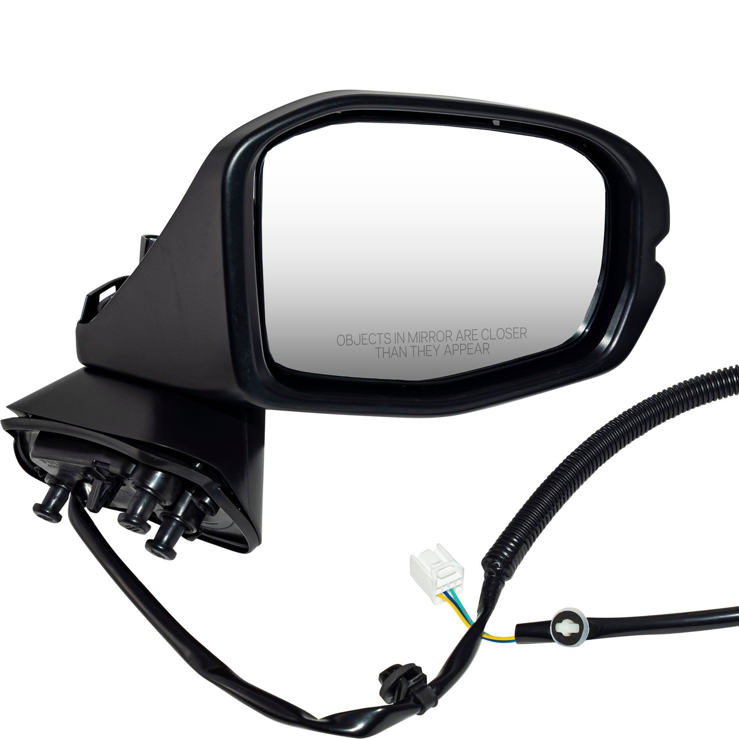 Power Door Mirror Paint To Match Black Right Without Heat-Turn Signal Light-Blind Spot Detection for 2023-2025 Honda HR-V LX