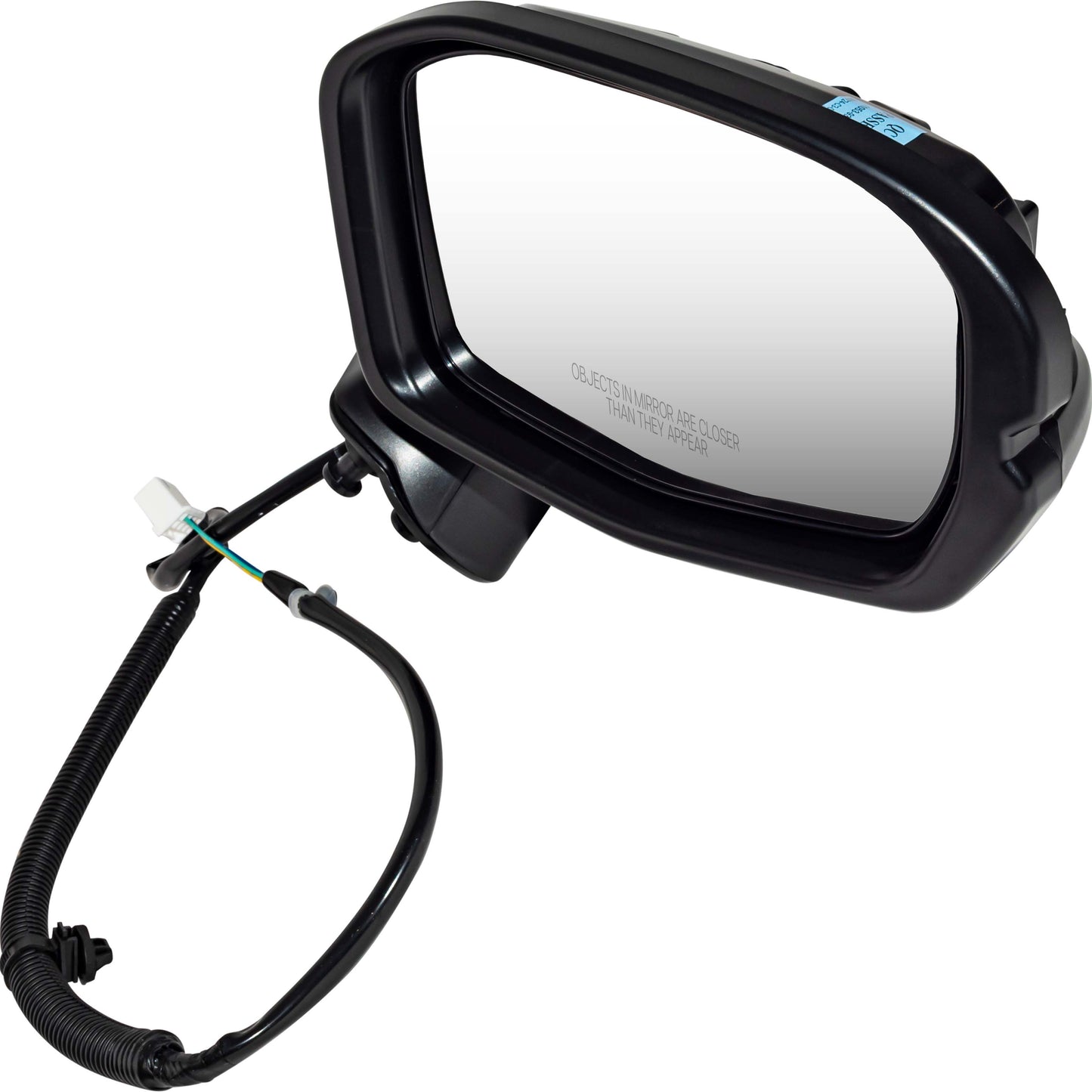Power Door Mirror Paint To Match Black Right Without Heat-Turn Signal Light-Blind Spot Detection for 2023-2025 Honda HR-V LX