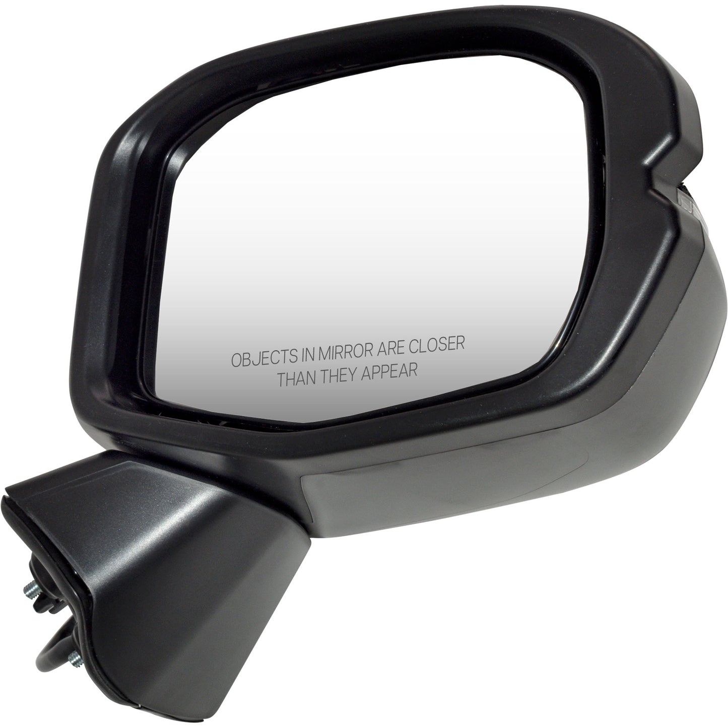Power Door Mirror Paint To Match Black With Turn Signal Light Without Heat-Blind Spot Detection Passenger Side Right for 2023-2025 Honda CR-V LX
