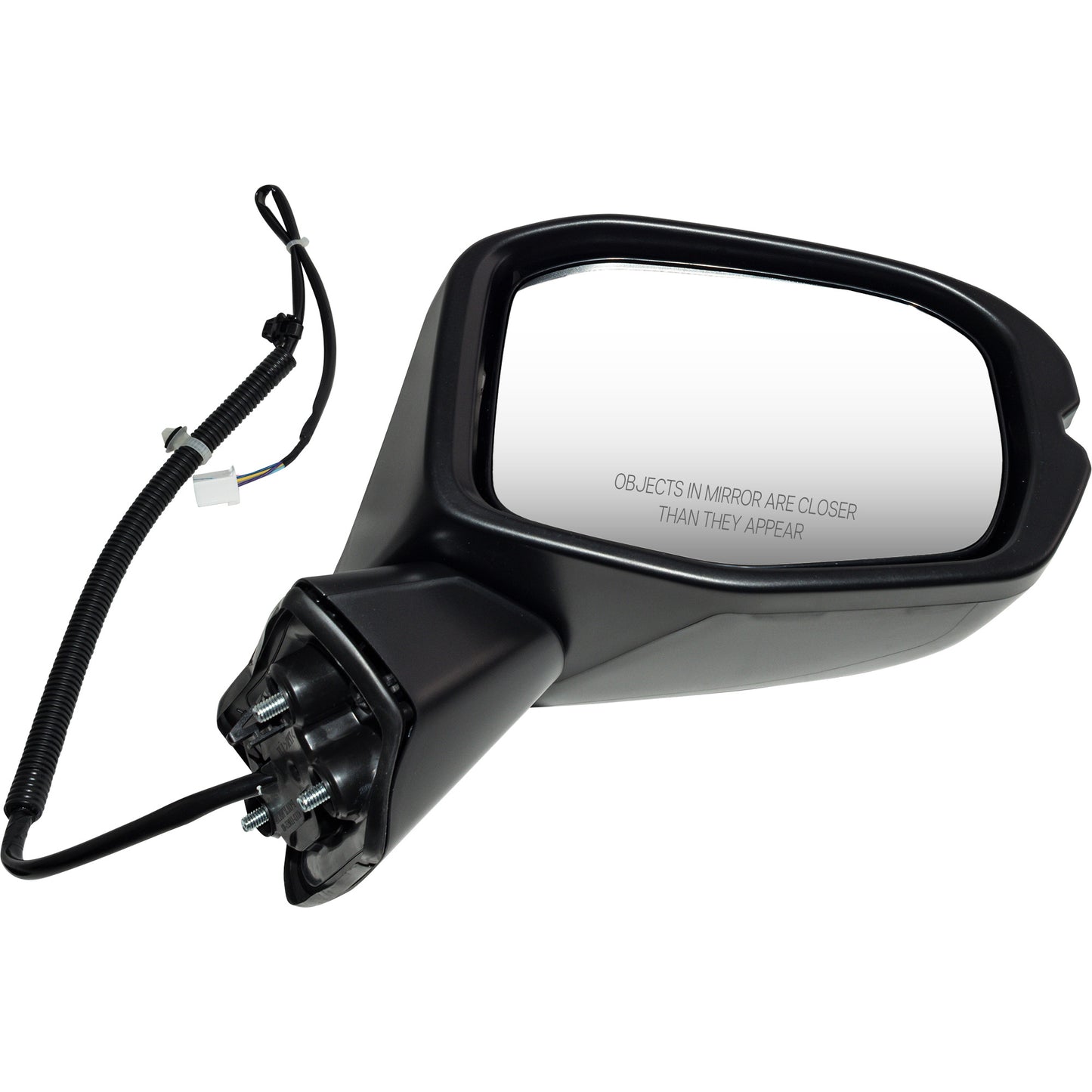 Power Door Mirror Paint To Match Black With Turn Signal Light Without Heat-Blind Spot Detection Passenger Side Right for 2023-2025 Honda CR-V LX