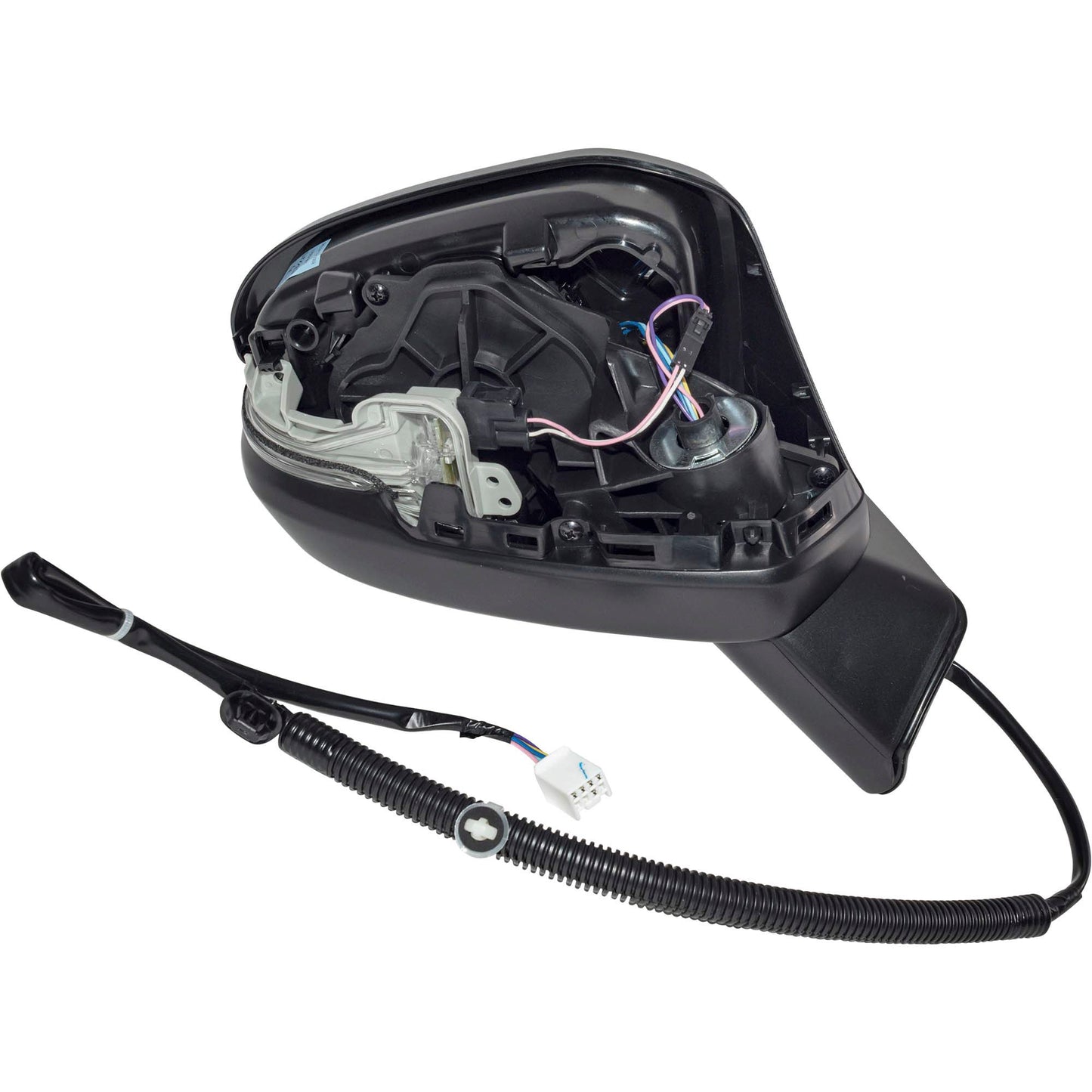Power Door Mirror Paint To Match Black With Turn Signal Light Without Heat-Blind Spot Detection Passenger Side Right for 2023-2025 Honda CR-V LX