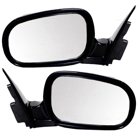 Brock Replacement Driver and Passenger Power Side View Mirrors Compatible with 1990-1993 Accord 76250SM1C26ZC 76200SM4C22ZC