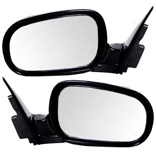 Brock Replacement Driver and Passenger Power Side View Mirrors Compatible with 1990-1993 Accord 76250SM1C26ZC 76200SM4C22ZC