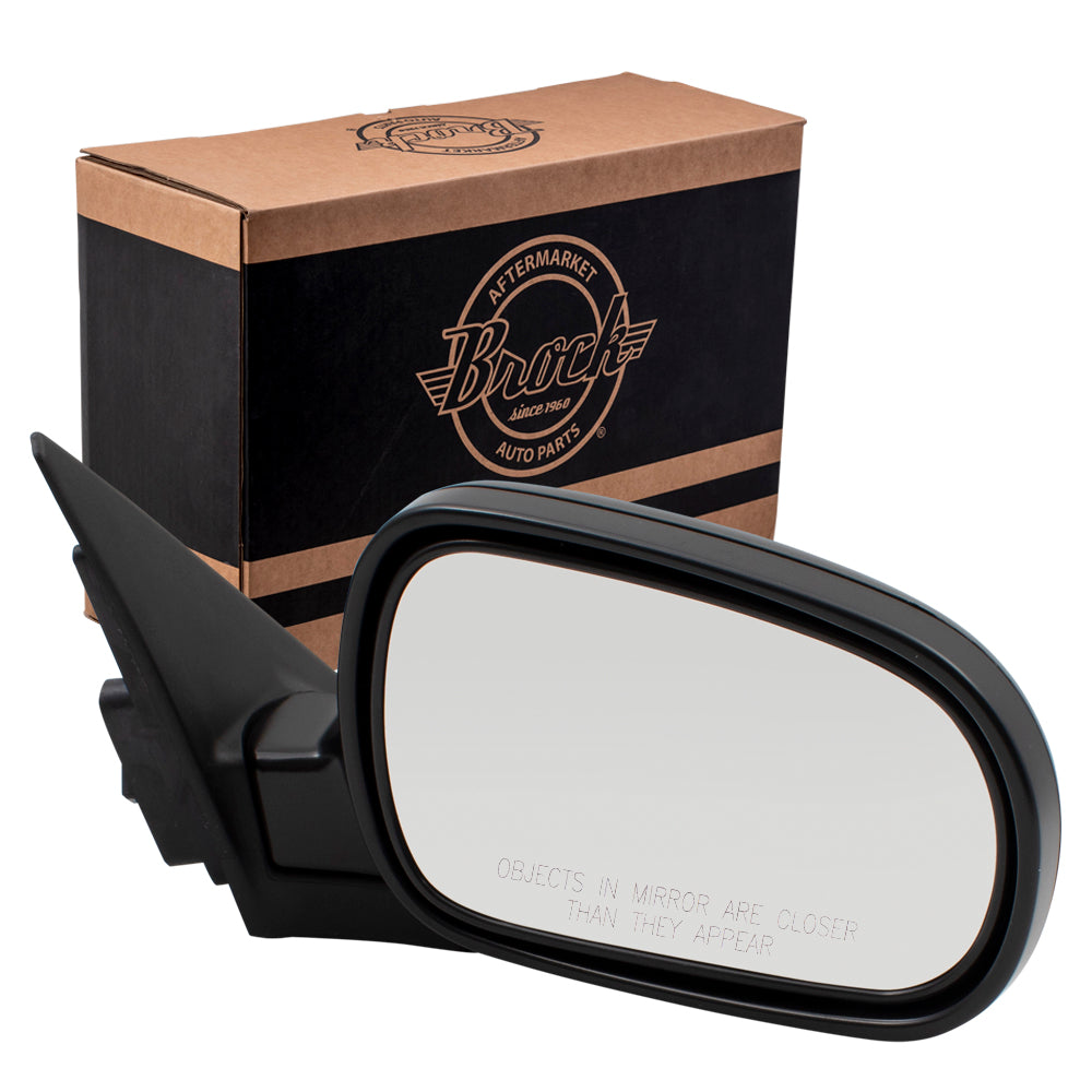Brock Replacement Passengers Power Side View Mirror Compatible with 1990-1993 Accord 76200SM4C22ZC