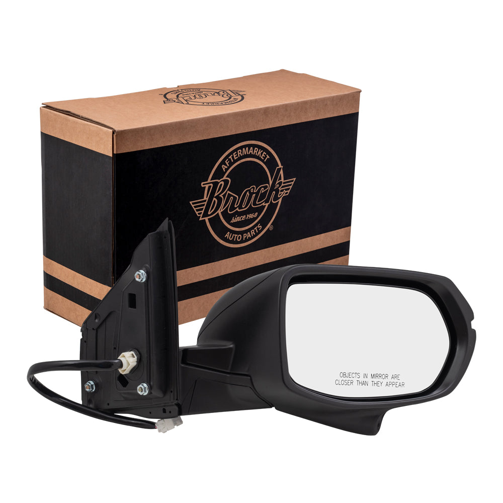 Brock Replacement Power Side View Mirror Passenger Heated Signal Camera Compatible with 2015-2016 CR-V 76208-T1W-A21 76208T1WA21