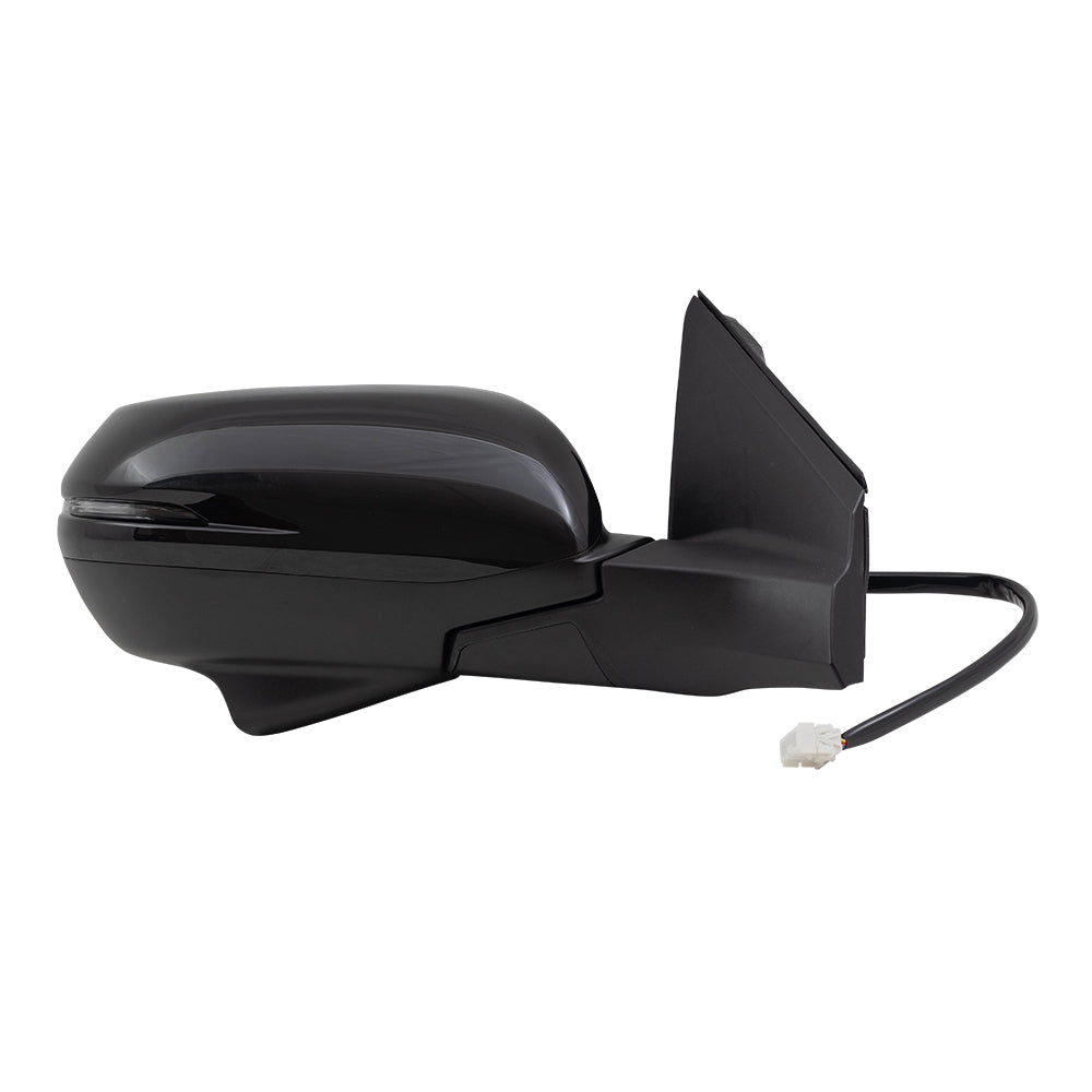 Brock Replacement Power Side View Mirror Passenger Heated Signal Camera Compatible with 2015-2016 CR-V 76208-T1W-A21 76208T1WA21