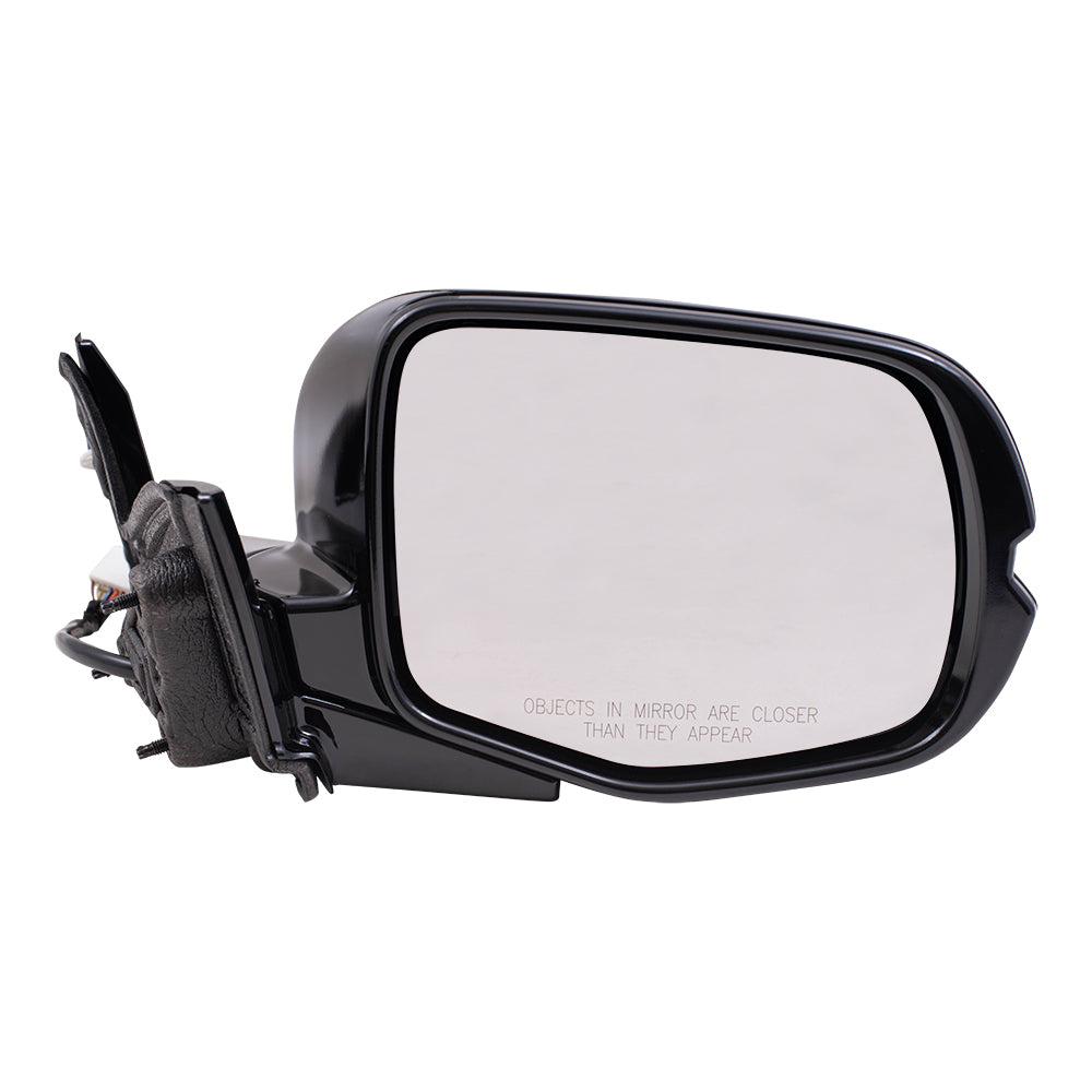 2019-2022 Honda Pilot Elite/Black Edition Power Mirror Assembly Paint To Match Black Power Folding With Heat-Signal-Memory Without Auto Dimming-Side View Camera RH 2019-2023 Honda Passport Elite