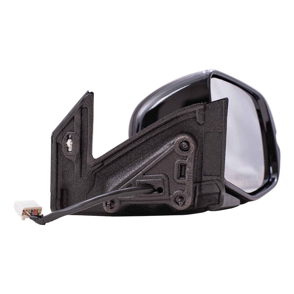 2019-2022 Honda Pilot Elite/Black Edition Power Mirror Assembly Paint To Match Black Power Folding With Heat-Signal-Memory Without Auto Dimming-Side View Camera RH 2019-2023 Honda Passport Elite