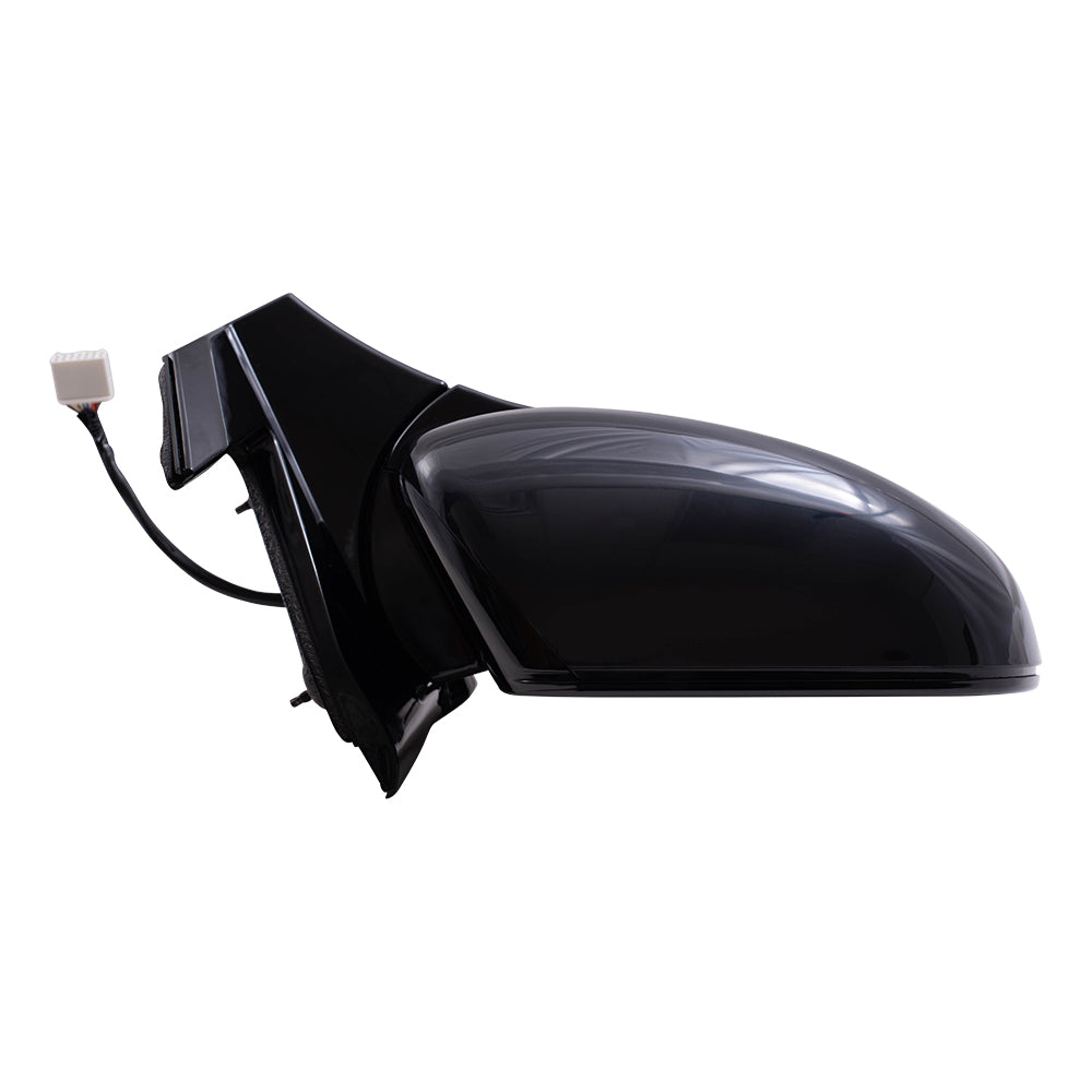 2019-2022 Honda Pilot Elite/Black Edition Power Mirror Assembly Paint To Match Black Power Folding With Heat-Signal-Memory Without Auto Dimming-Side View Camera RH 2019-2023 Honda Passport Elite