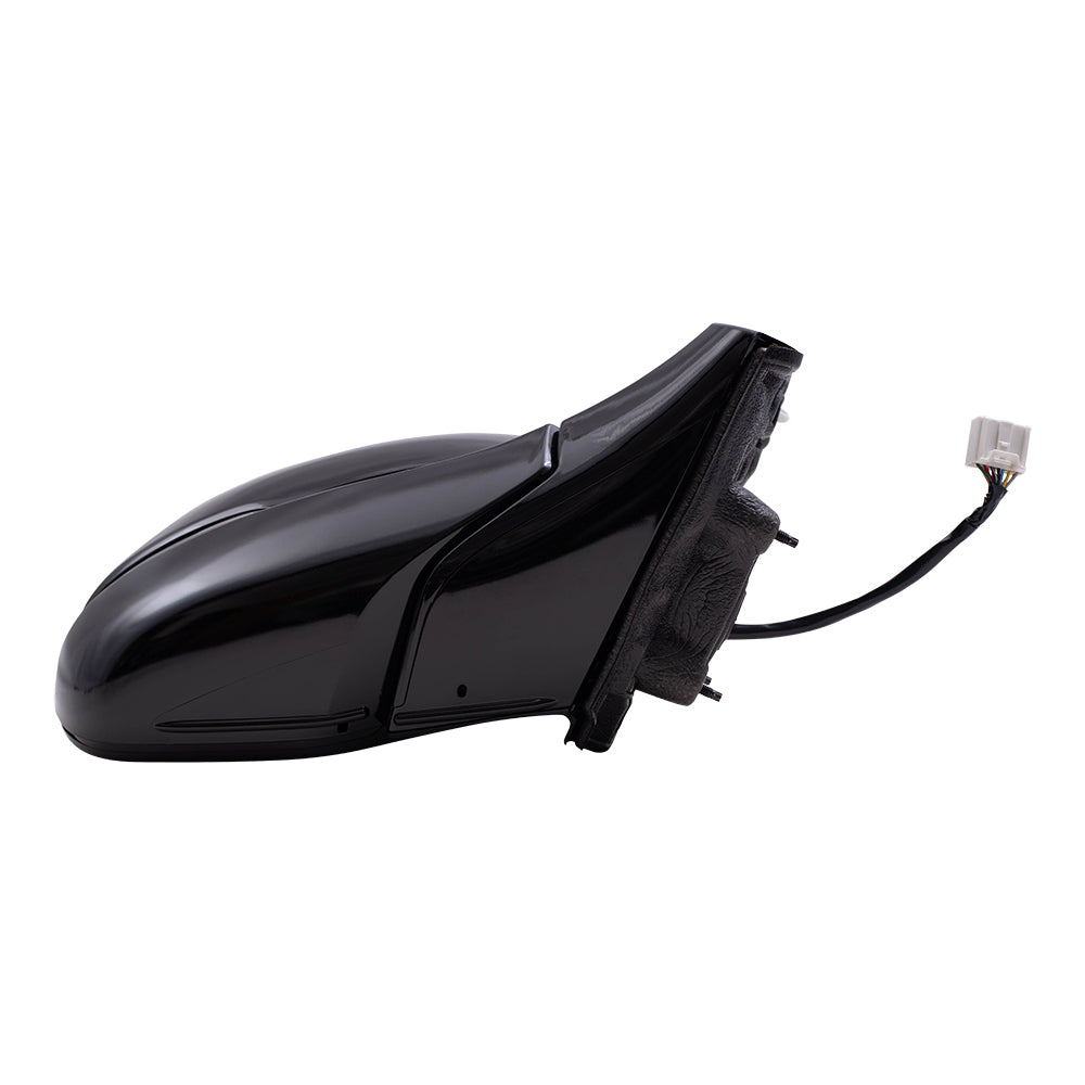 2019-2022 Honda Pilot Elite/Black Edition Power Mirror Assembly Paint To Match Black Power Folding With Heat-Signal-Memory Without Auto Dimming-Side View Camera RH 2019-2023 Honda Passport Elite
