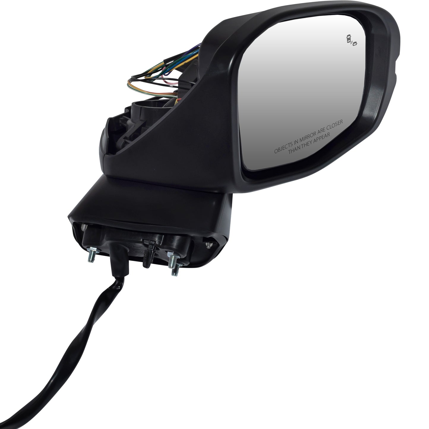Power Door Mirror Paint To Match Black With Heat-Turn Signal Light-Blind Spot Detection Passenger Right for 2023-2025 Honda CR-V EX/EX-L/Sport 2023-2025 Honda CR-V Hybrid