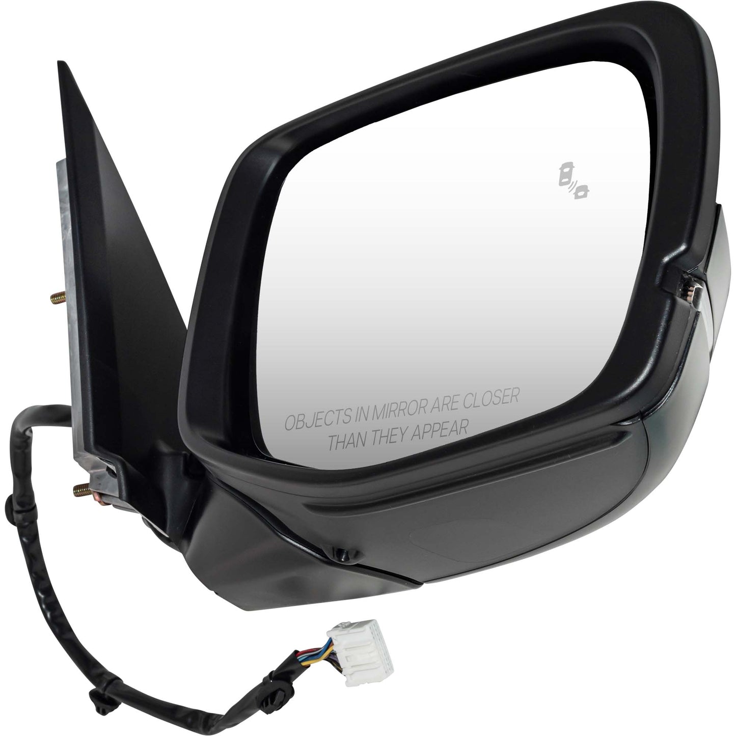 Power Door Mirror Paint to Match Black Cover With Heat-Turn Signal Light-Memory-Blind Spot Detection Without Side View Camera Passenger Side Right for 2023-2025 Honda Pilot EX-L/Touring