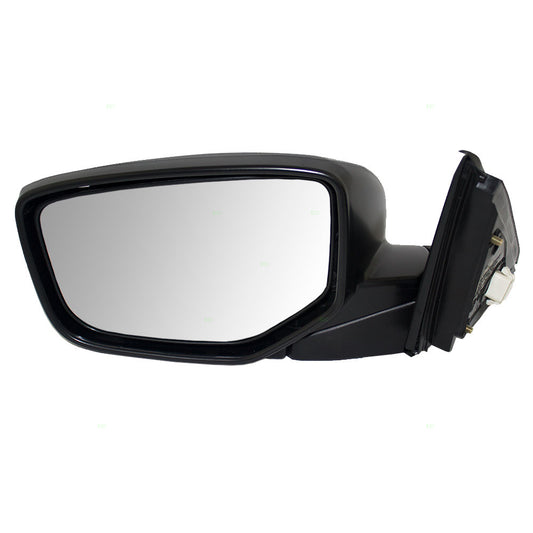 Brock Replacement Drivers Power Side View Mirror Heated Compatible with 2008-2012 Accord Sedan 76258TA5A11