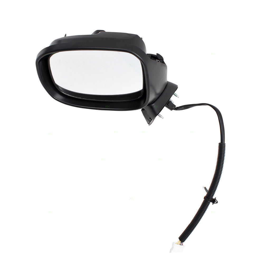Brock Replacement Drivers Power Side View Mirror Heated w/ Signal Left Compatible with 12-13 Civic Hybrid 76258TR2306 76258TT1306
