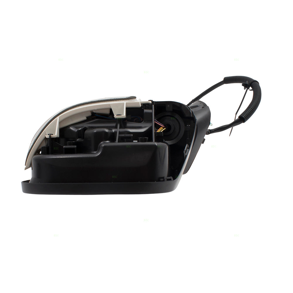Brock Replacement Drivers Power Side View Mirror Heated w/ Signal Left Compatible with 12-13 Civic Hybrid 76258TR2306 76258TT1306