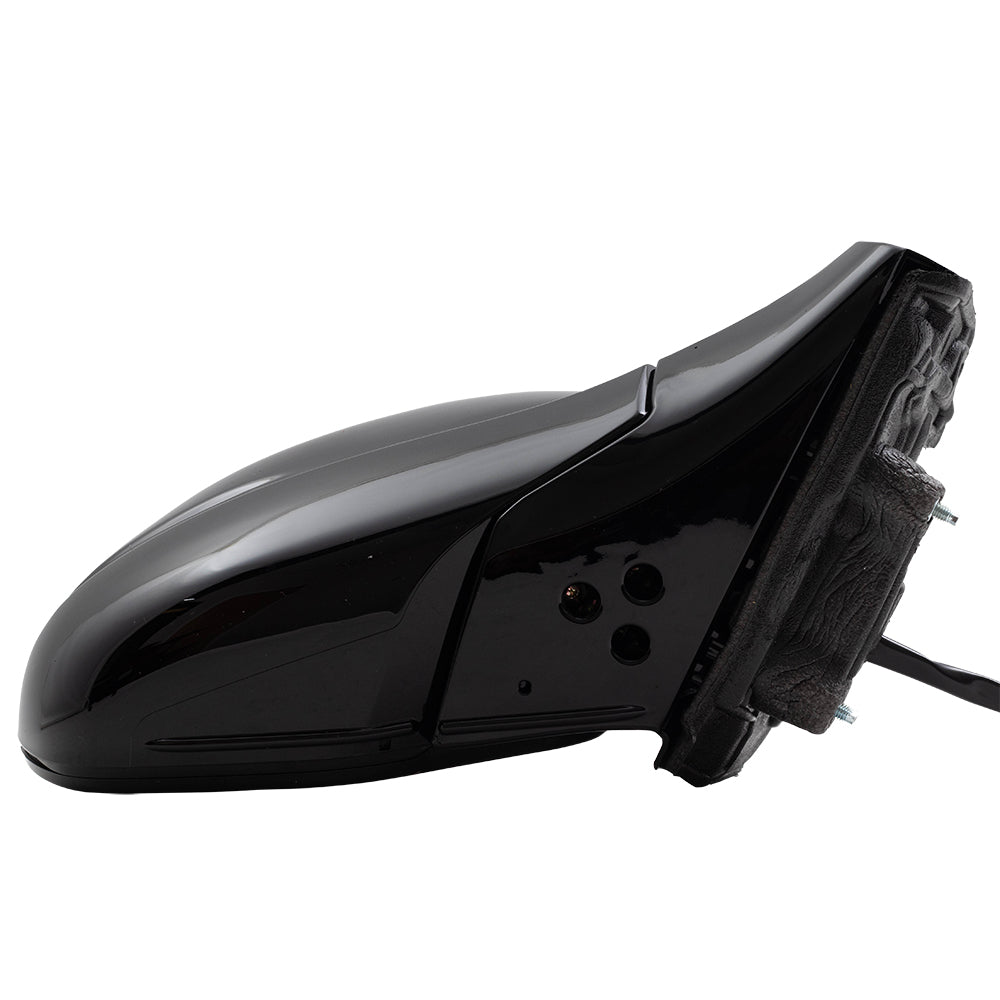 2017-2020 Honda Ridgeline Black Edition/RTL-E Power Door Mirror Assembly Paint To Match Black Manual Folding With Heat-Memory Without Signal-Auto Dimming-RH Side View Camera Set LH+RH