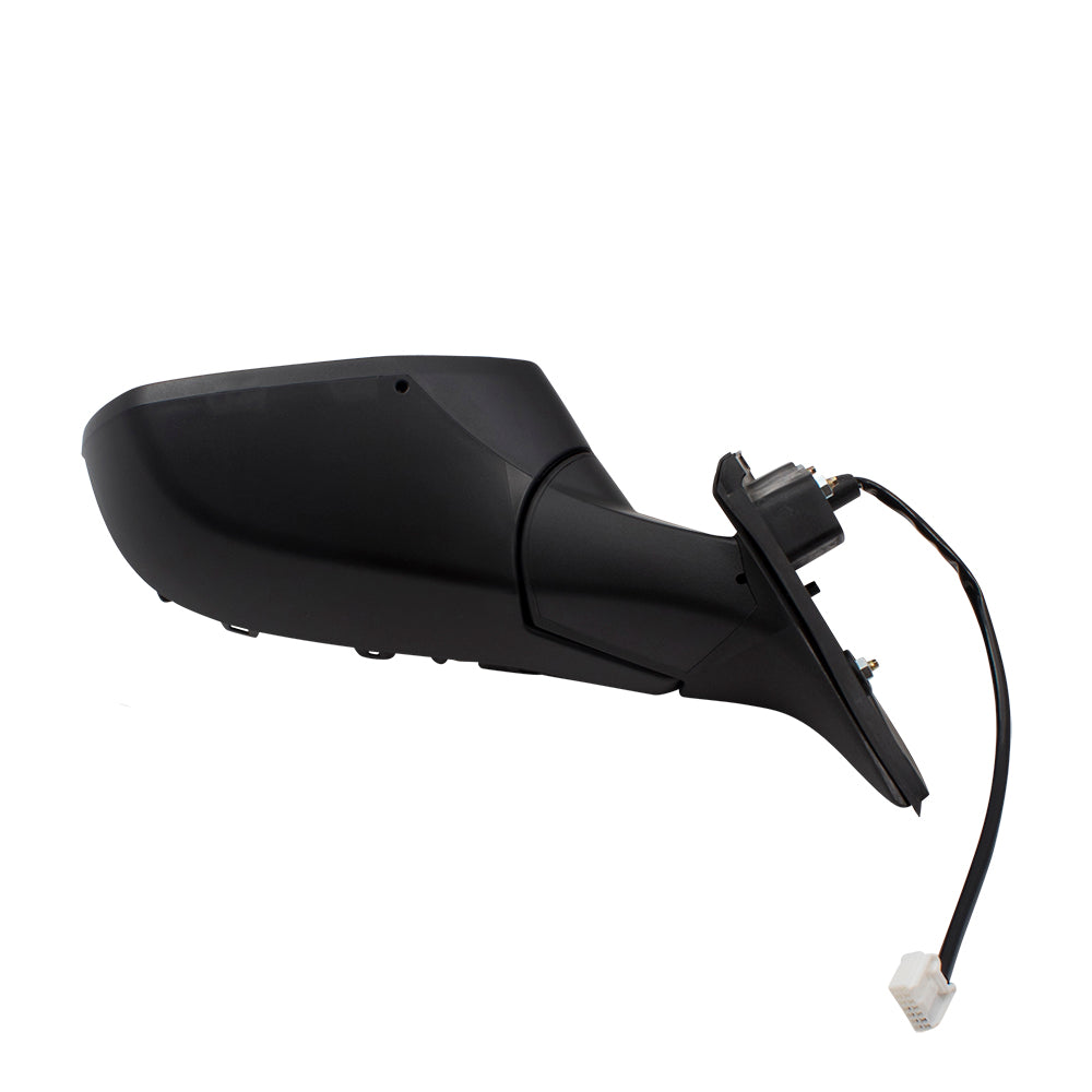 Brock Replacement Power Side View Mirrors Driver and Passenger Heated w/ Signal Compatible with 16-18 HR-V 76258T7W309 76208T7W309