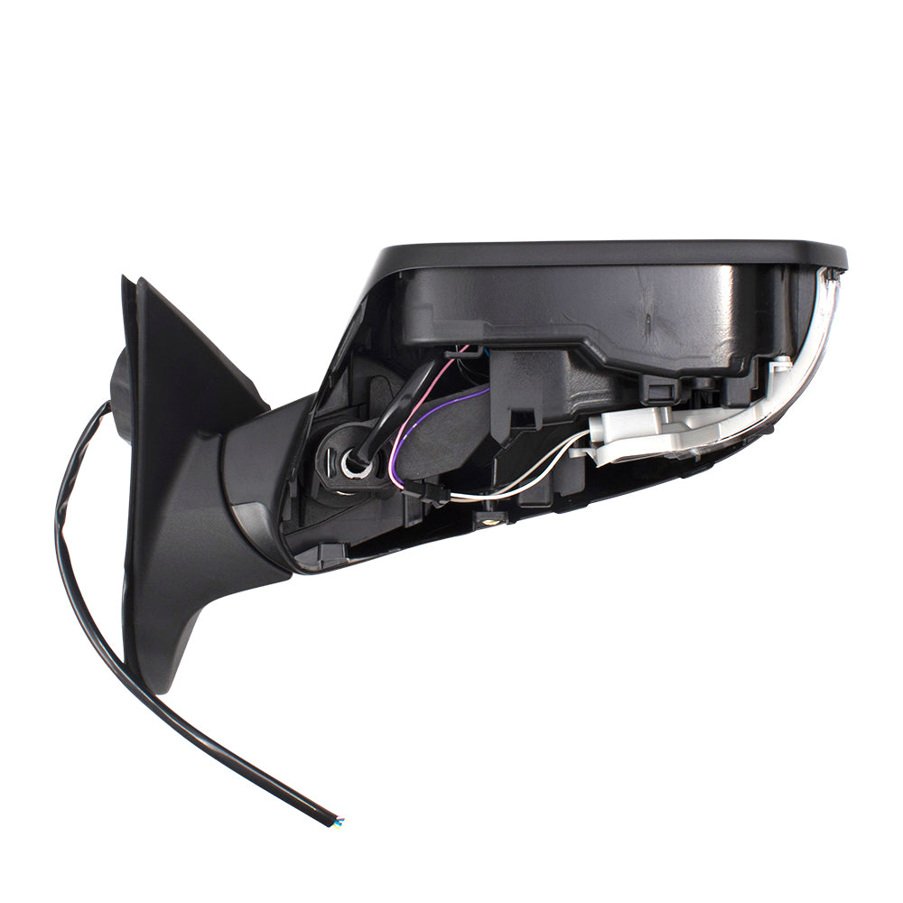 Brock Replacement Power Side View Mirrors Driver and Passenger Heated w/ Signal Compatible with 16-18 HR-V 76258T7W309 76208T7W309