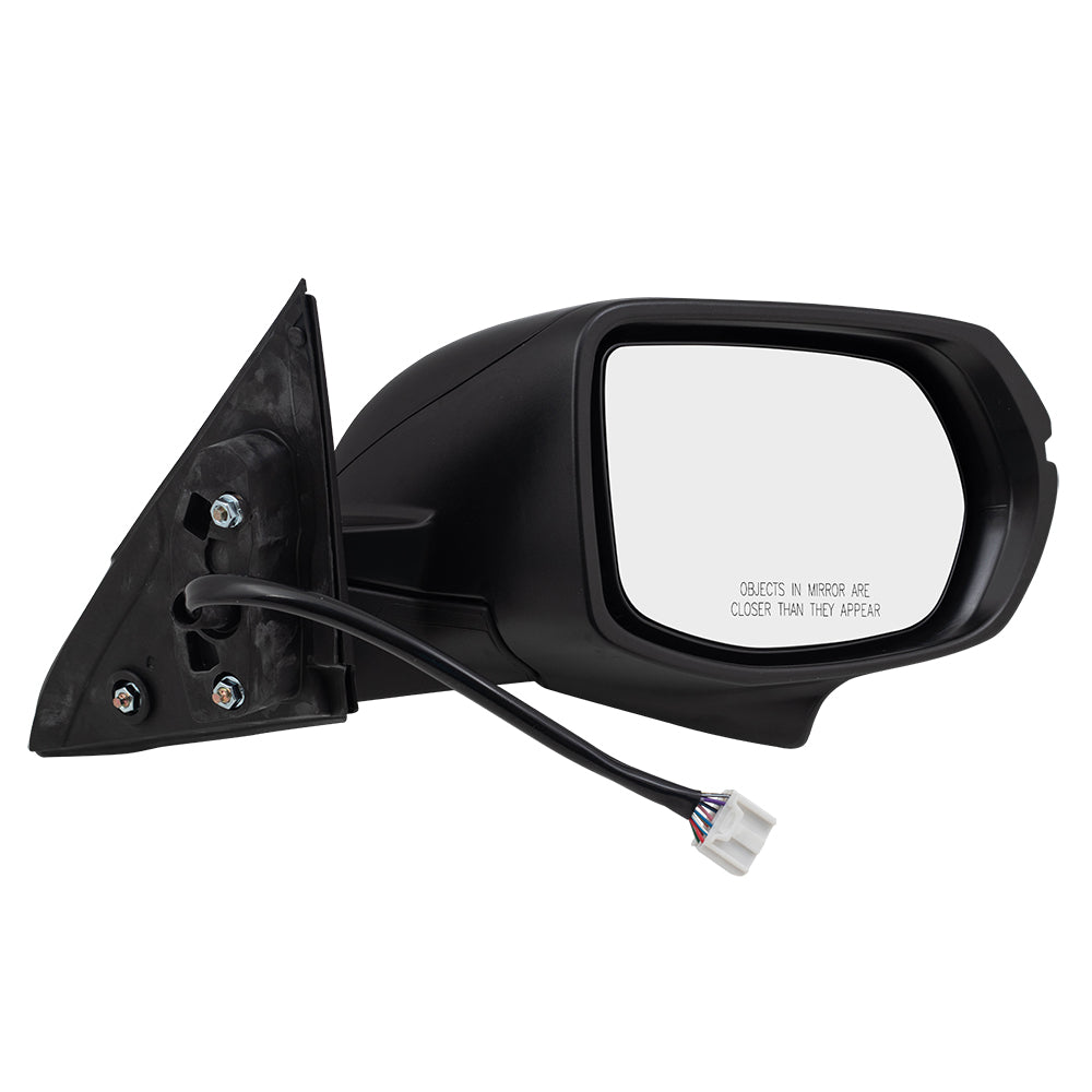 Brock Replacement Passengers Power Side View Mirror Heated w/ Signal Camera Compatible with 16-18 HR-V 76208T7W309