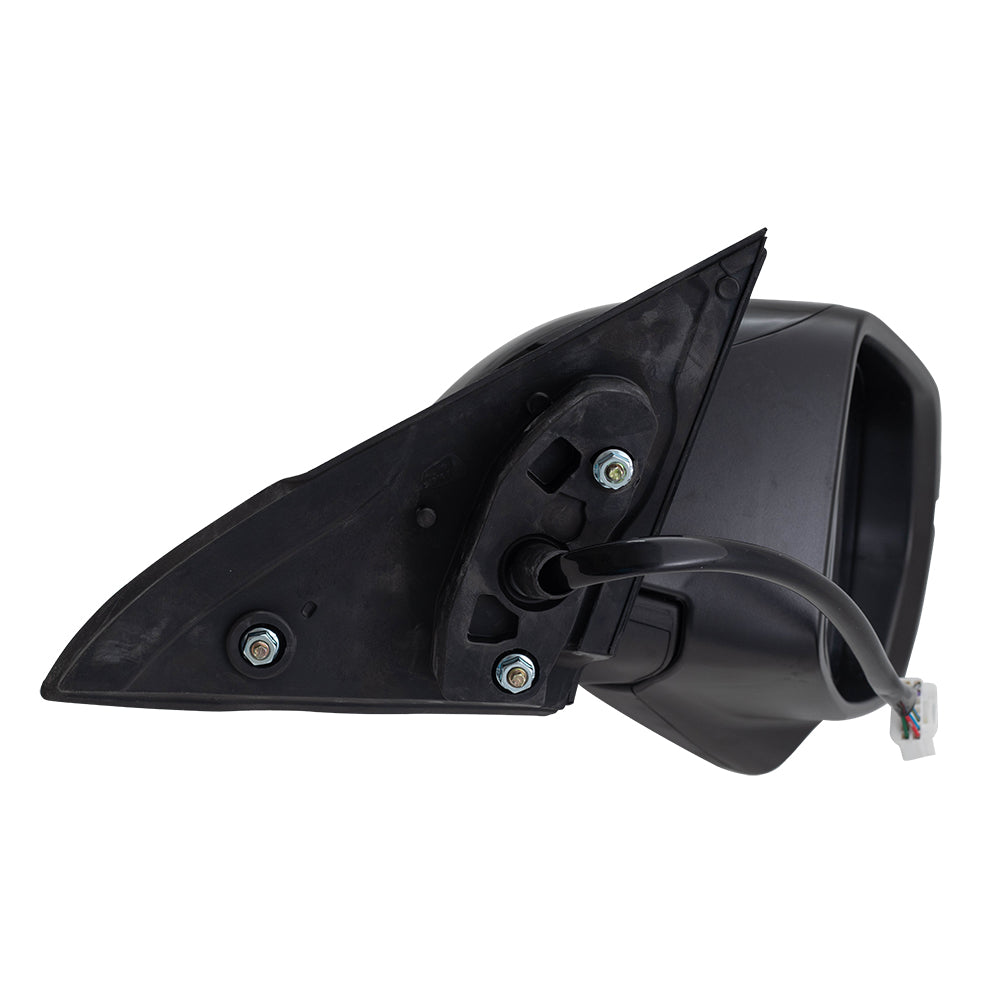 Brock Replacement Passengers Power Side View Mirror Heated w/ Signal Camera Compatible with 16-18 HR-V 76208T7W309