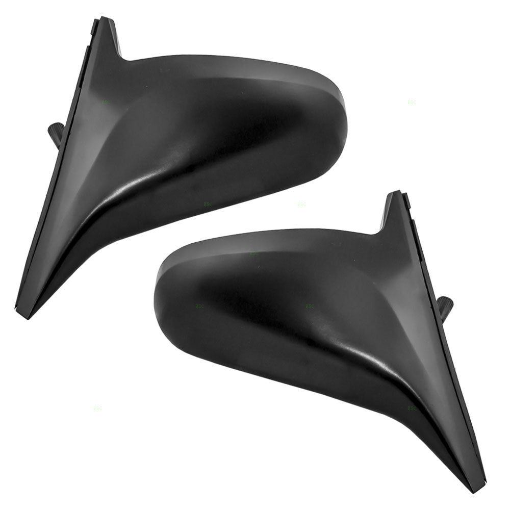 Brock Replacement Driver and Passenger Manual Remote Side View Mirrors Compatible with 1996-2000 Civic Sedan 76250S01A05 76200S01A05