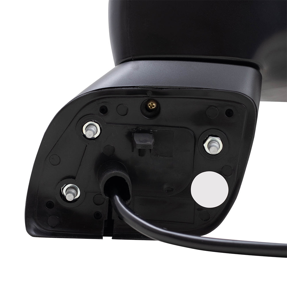 Brock Aftermarket Replacement Passenger Right Power Mirror Without Heat-Camera Paint To Match Black Compatible With 2014-2015 Honda Civic